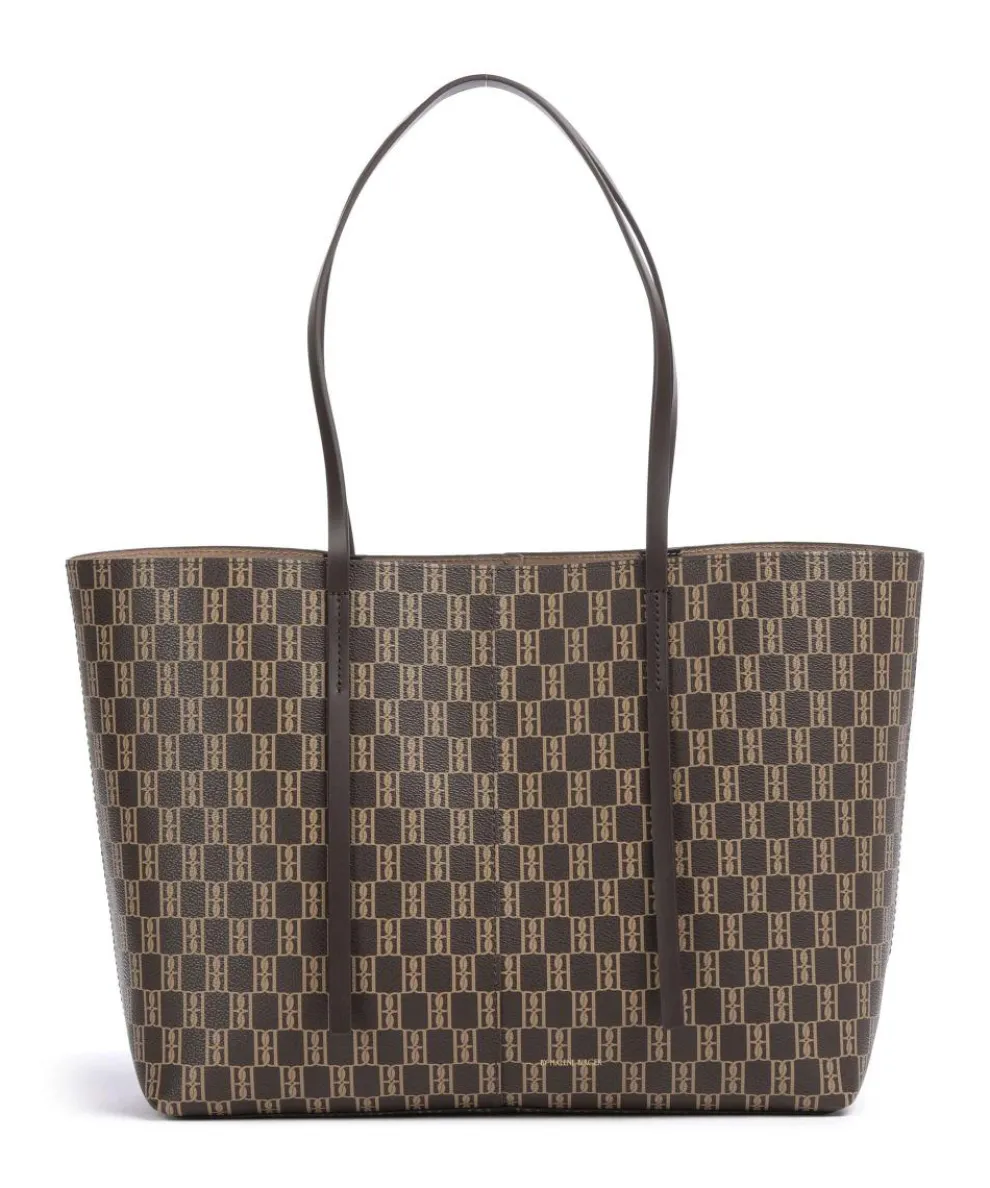 Abigail Tote bag imitation leather dark brown