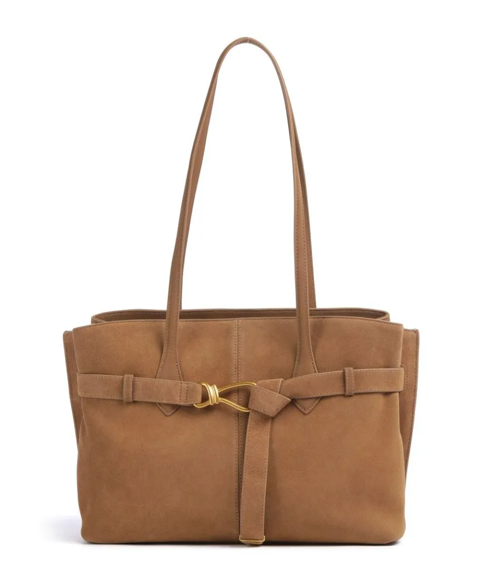 BSALLIE Tote bag suede tan