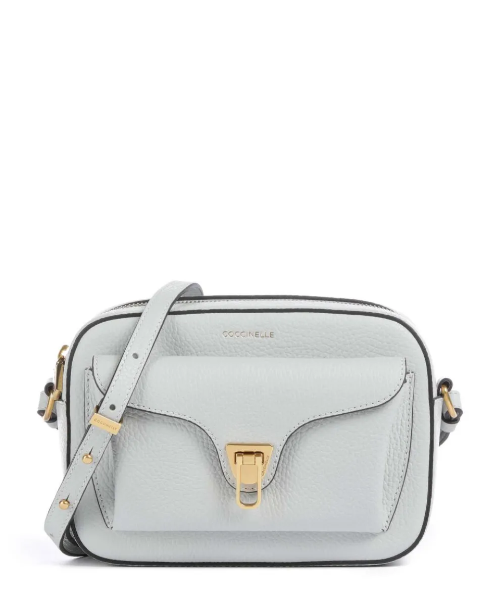 Beat Soft Crossbody bag grained cow leather light blue