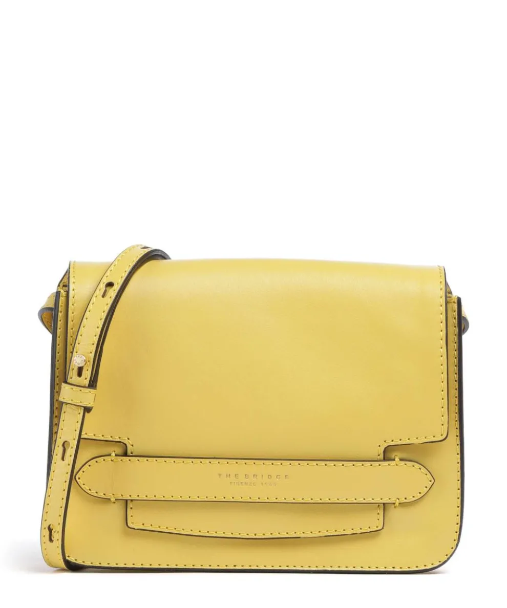 Lucrezia Crossbody bag grained cow leather yellow