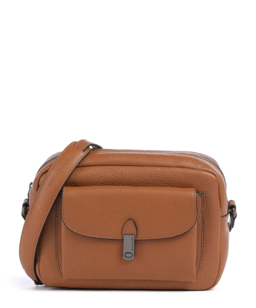 Philocalists Posh Crossbody bag grained leather brown