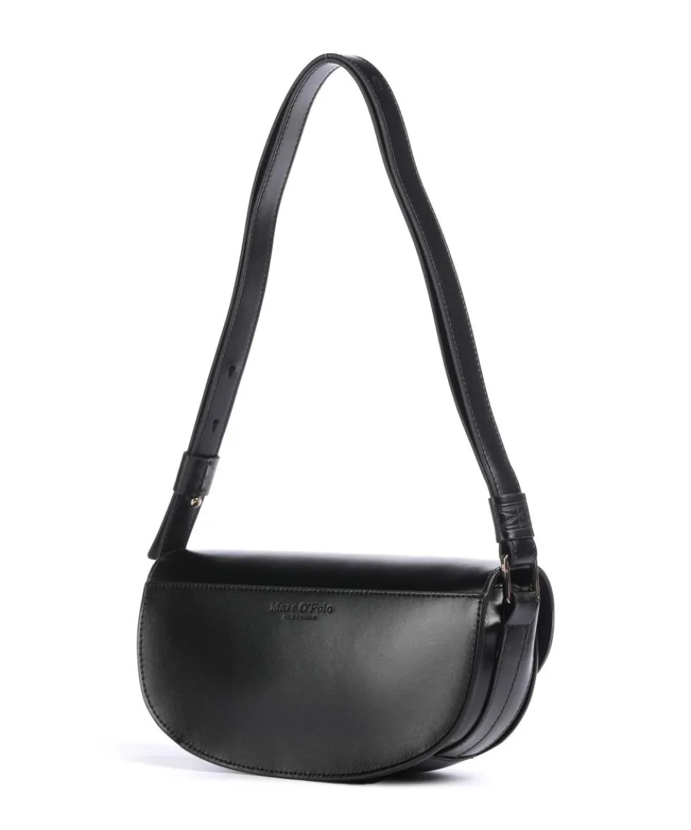 Toa Shoulder bag softly grained calfskin black