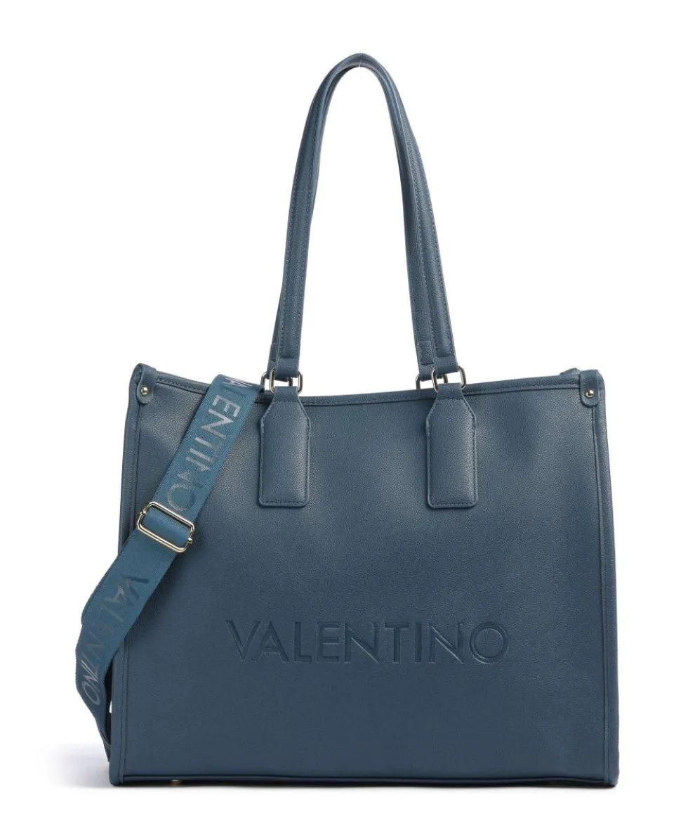 Foxy Re Tote bag 14″ imitation leather blue