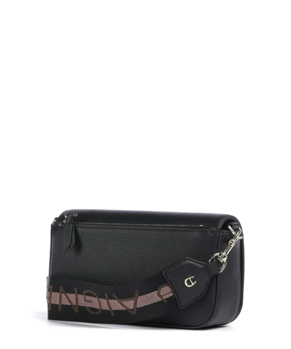 Zita S Crossbody bag grained cow leather black