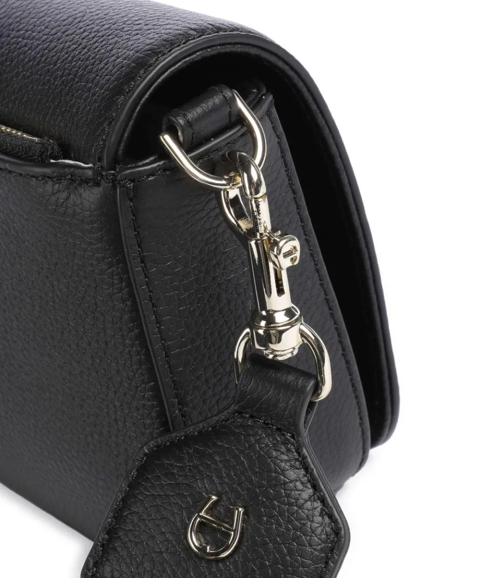 Zita S Crossbody bag grained cow leather black