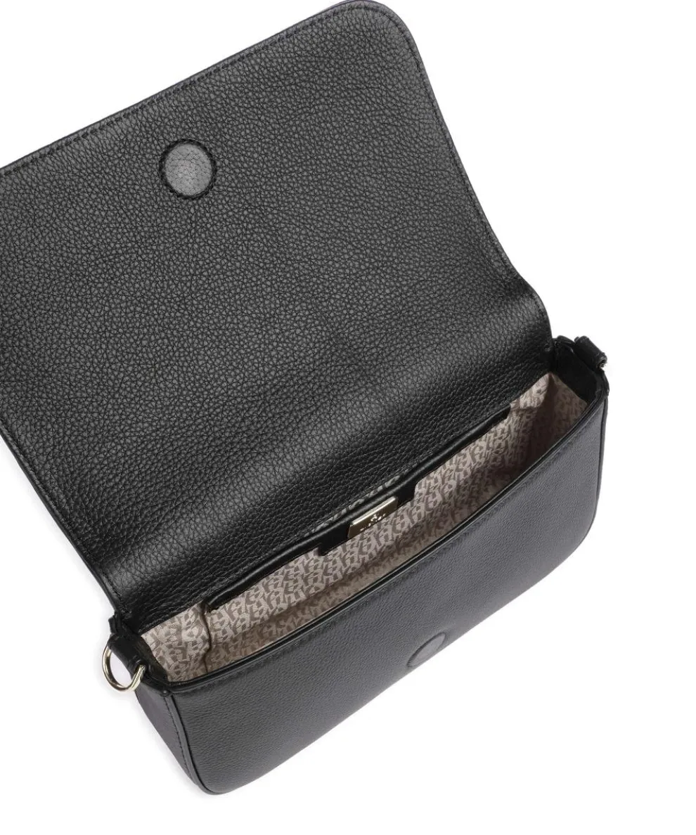 Zita S Crossbody bag grained cow leather black