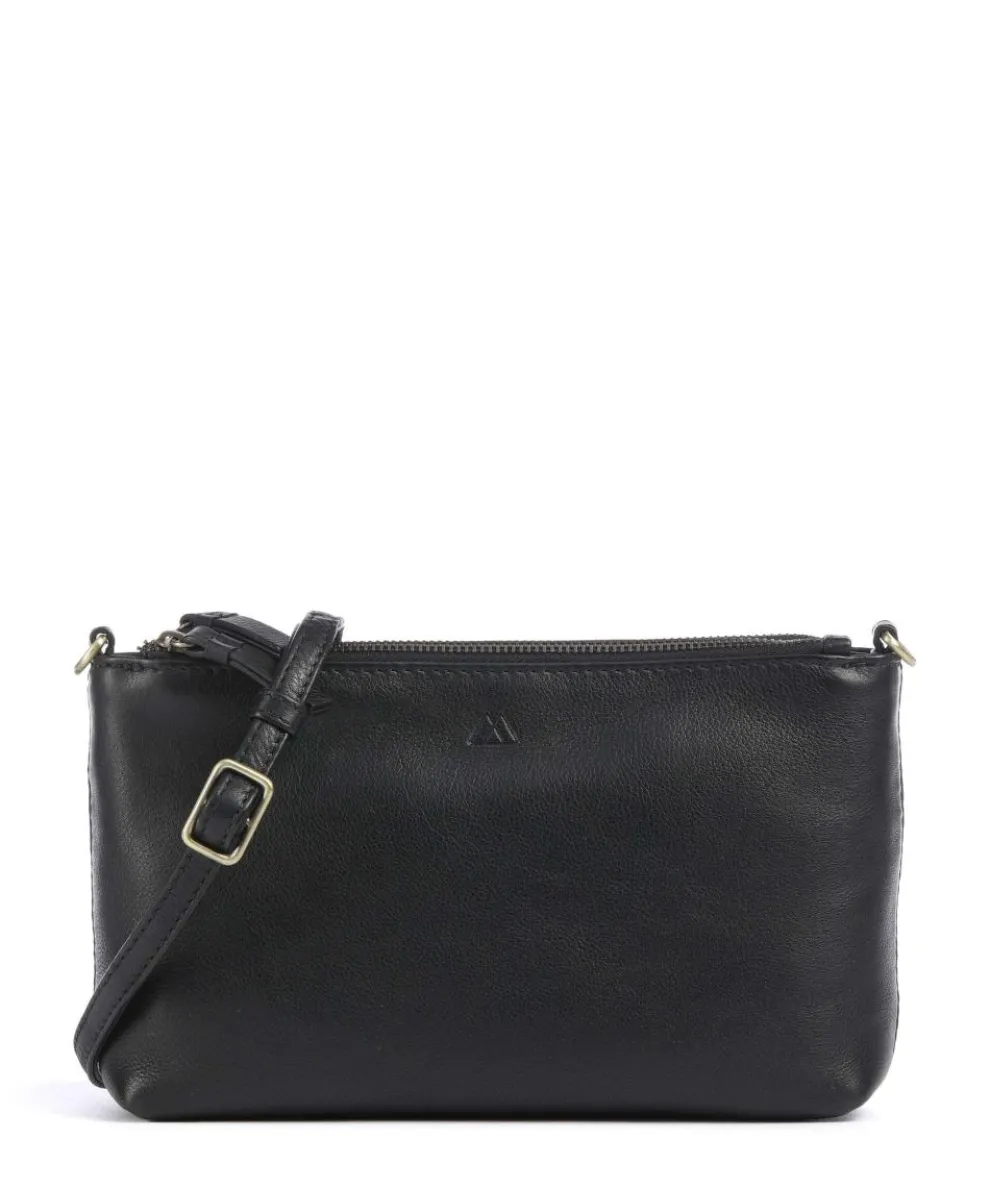 Mikala Crossbody bag grained cow leather black