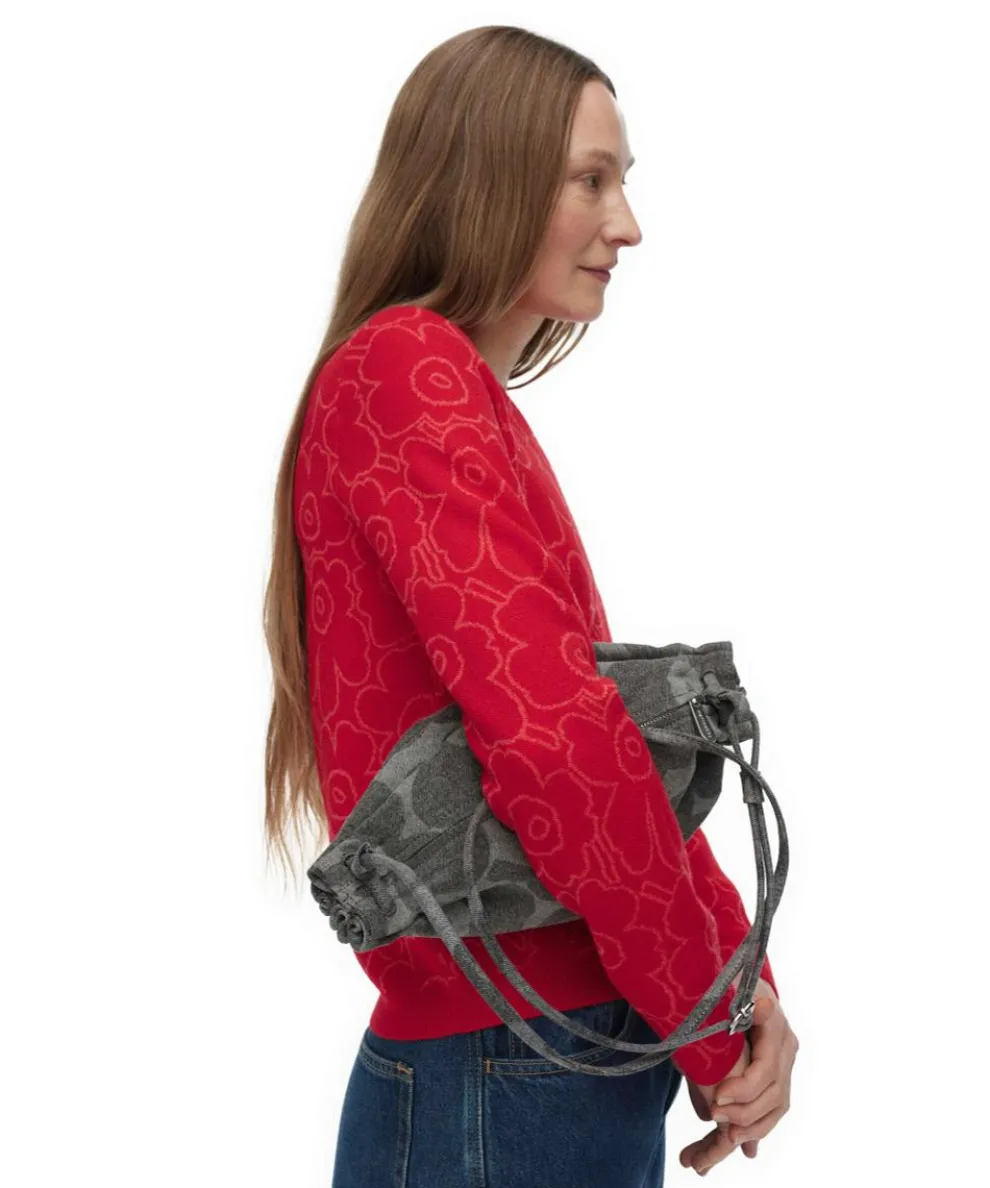 Karla Denim Shoulder bag cotton grey