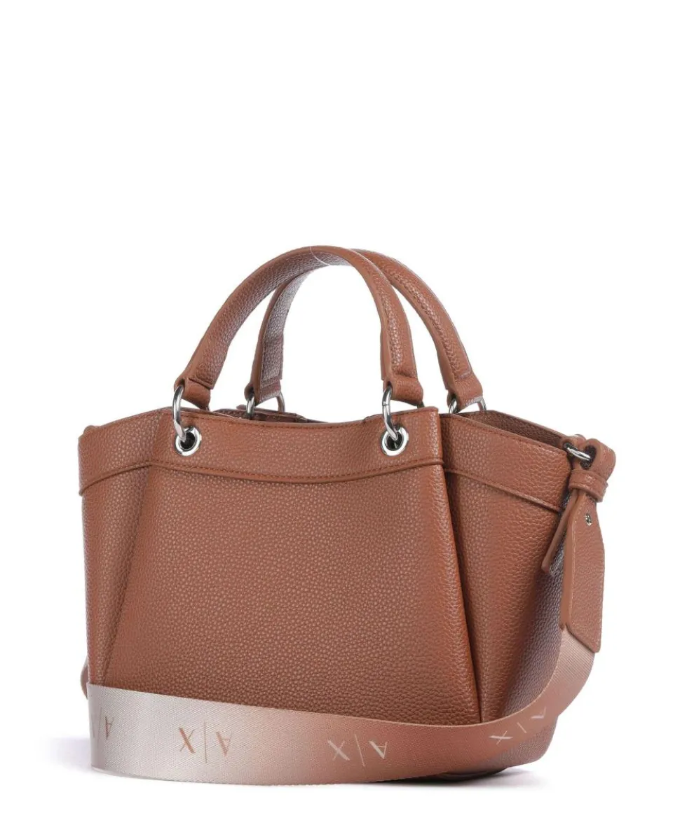 Wave S Handbag imitation leather cognac