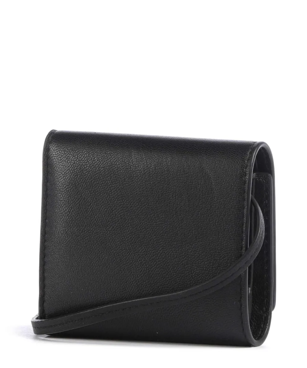 Ada Sheep Natural M Wallet sheepskin leather black