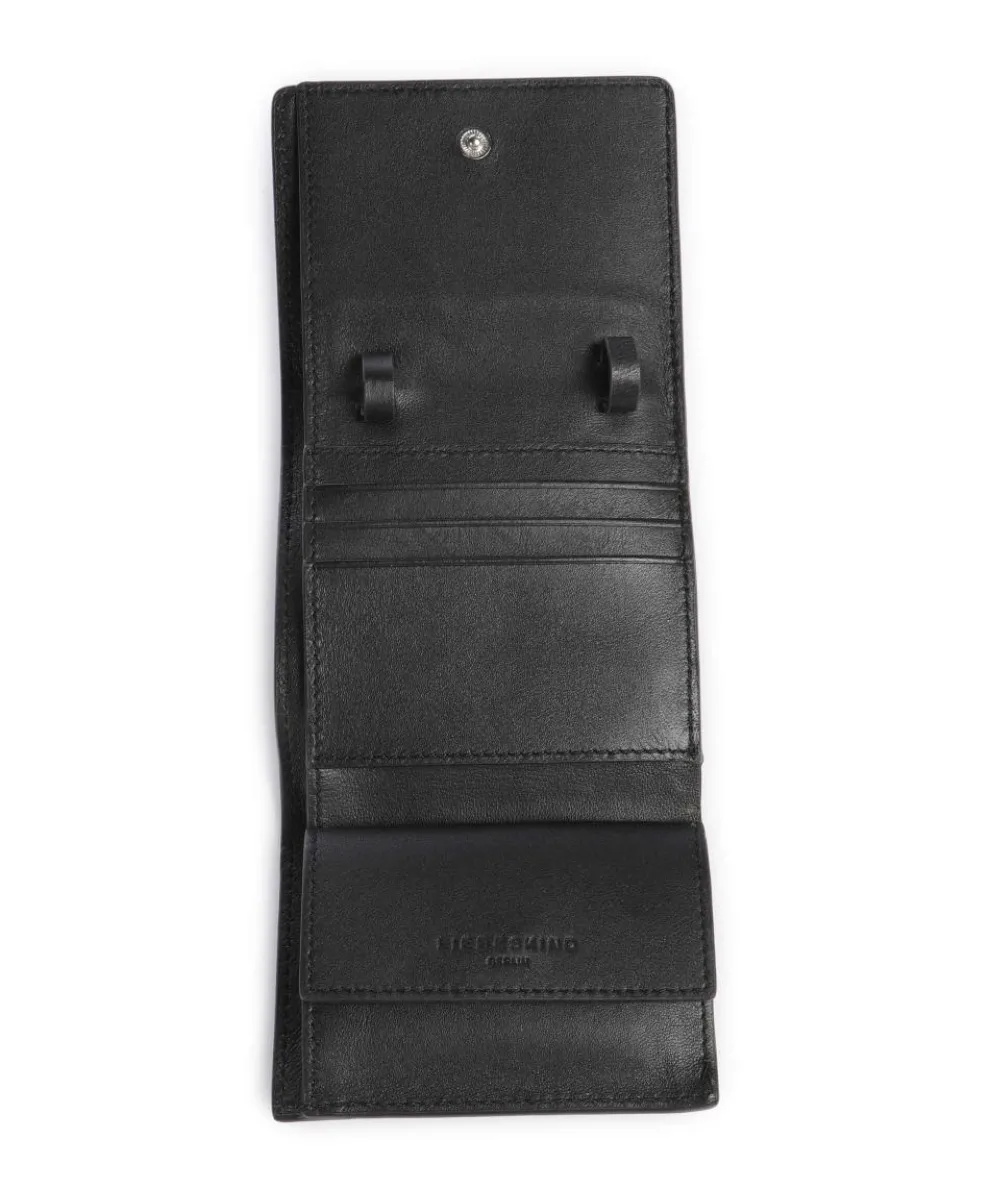 Ada Sheep Natural M Wallet sheepskin leather black