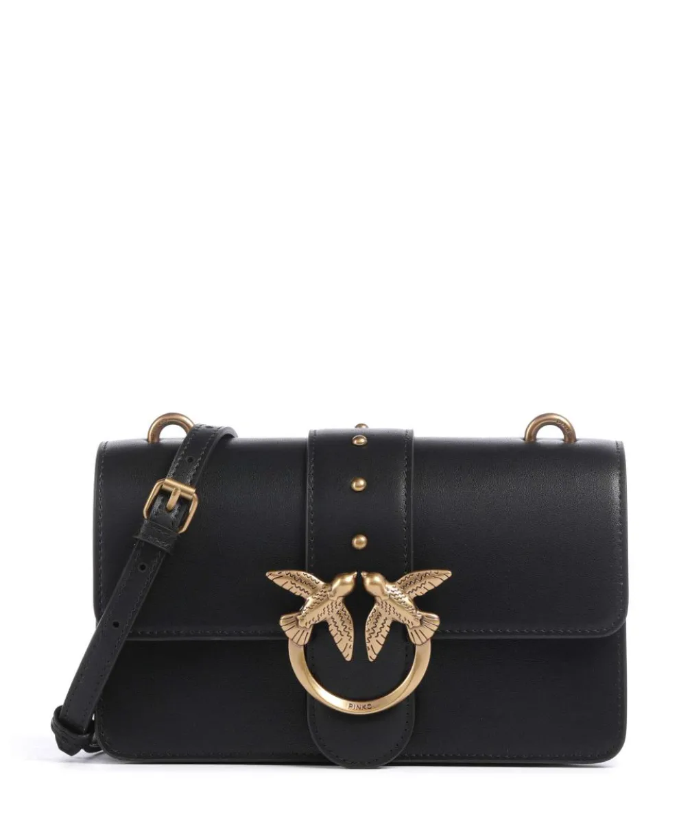Love One Mini Crossbody bag softly grained calfskin black
