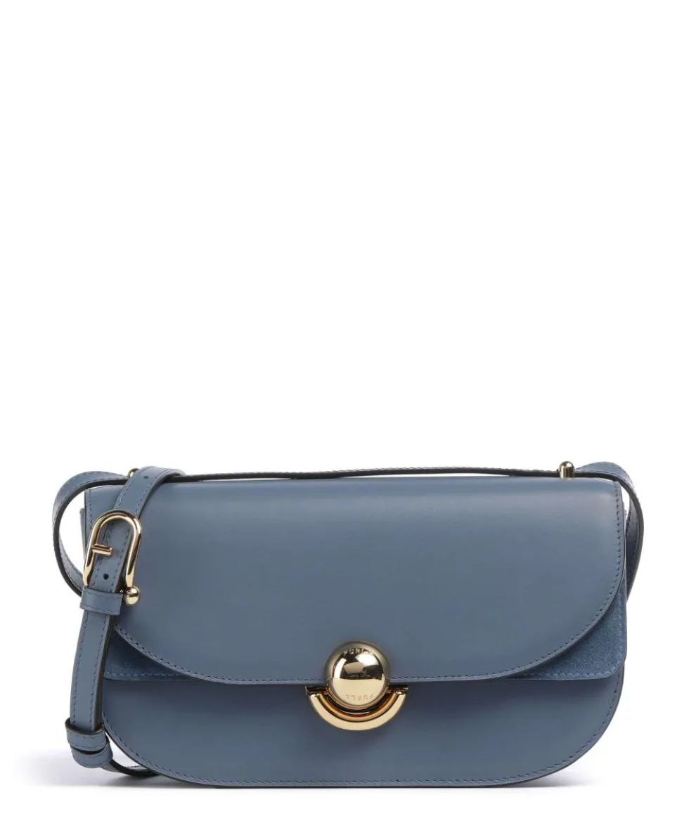 Sfera S Shoulder bag softly grained calfskin blue-grey