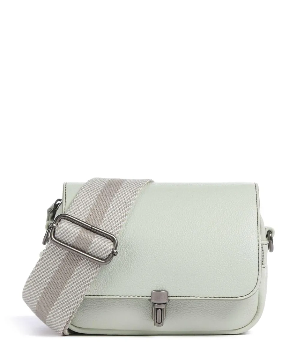 Bestie Crossbody bag recycled leather mint green
