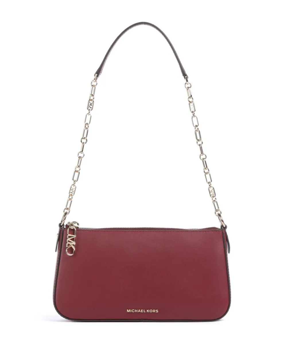 Empire Medium Shoulder bag fine grain leather wine