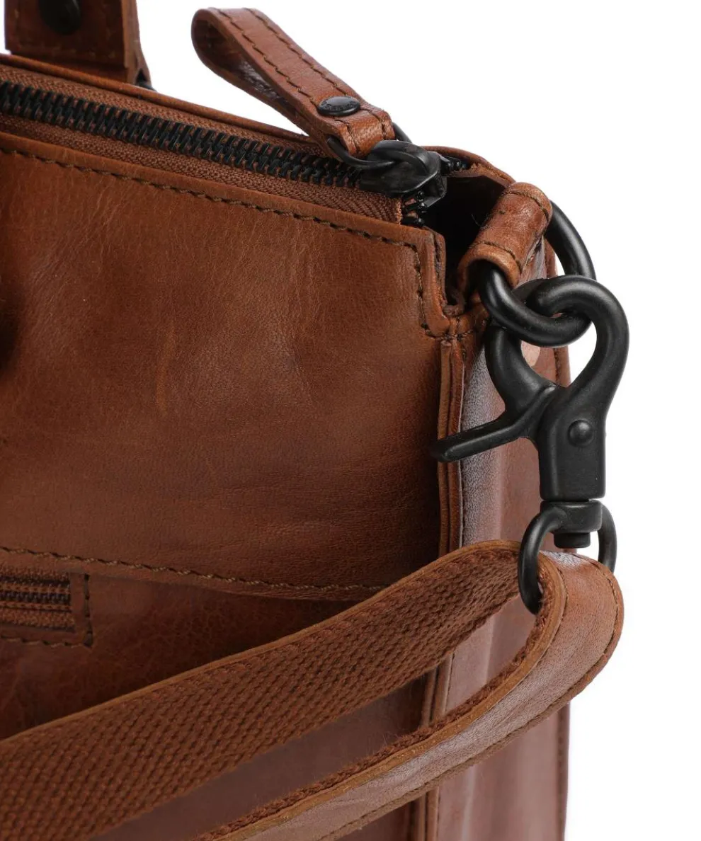 Bronco Danah Tote bag 12″ grained leather brown