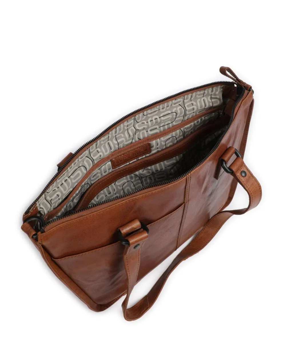 Bronco Danah Tote bag 12″ grained leather brown