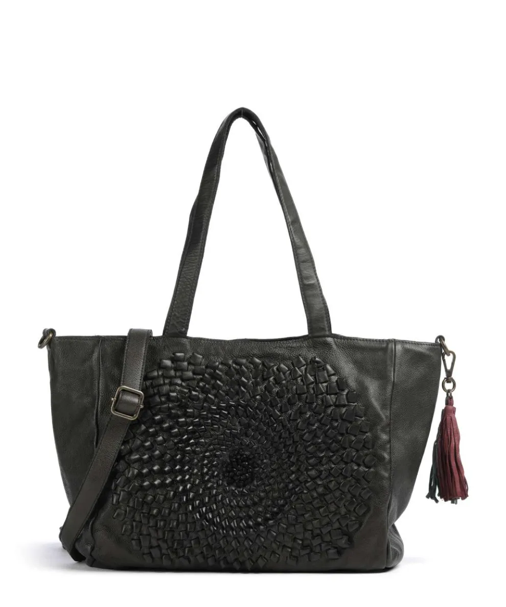 Mondweg 2 Tote bag grained cow leather khaki
