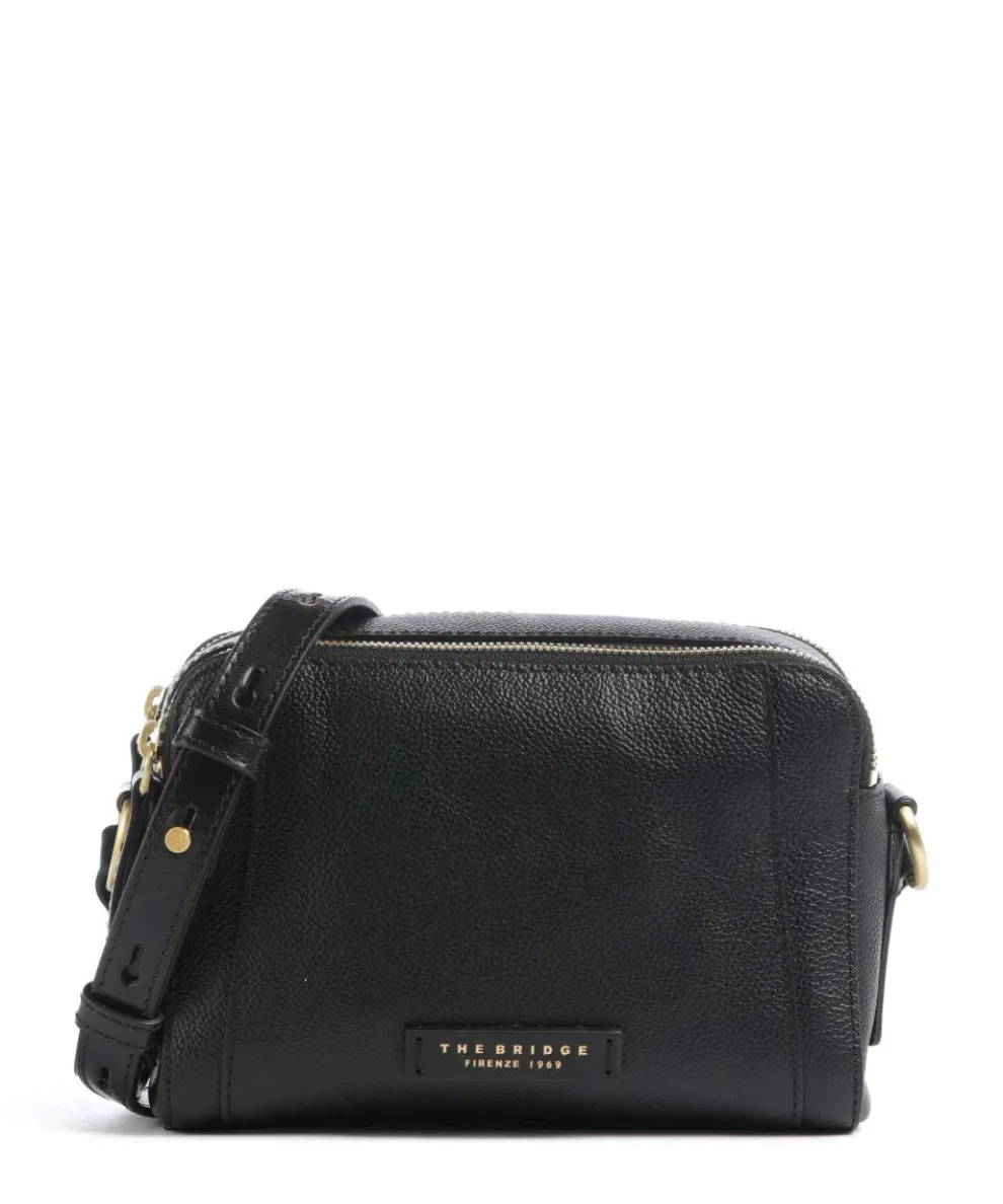 Ines Crossbody bag grained cow leather black