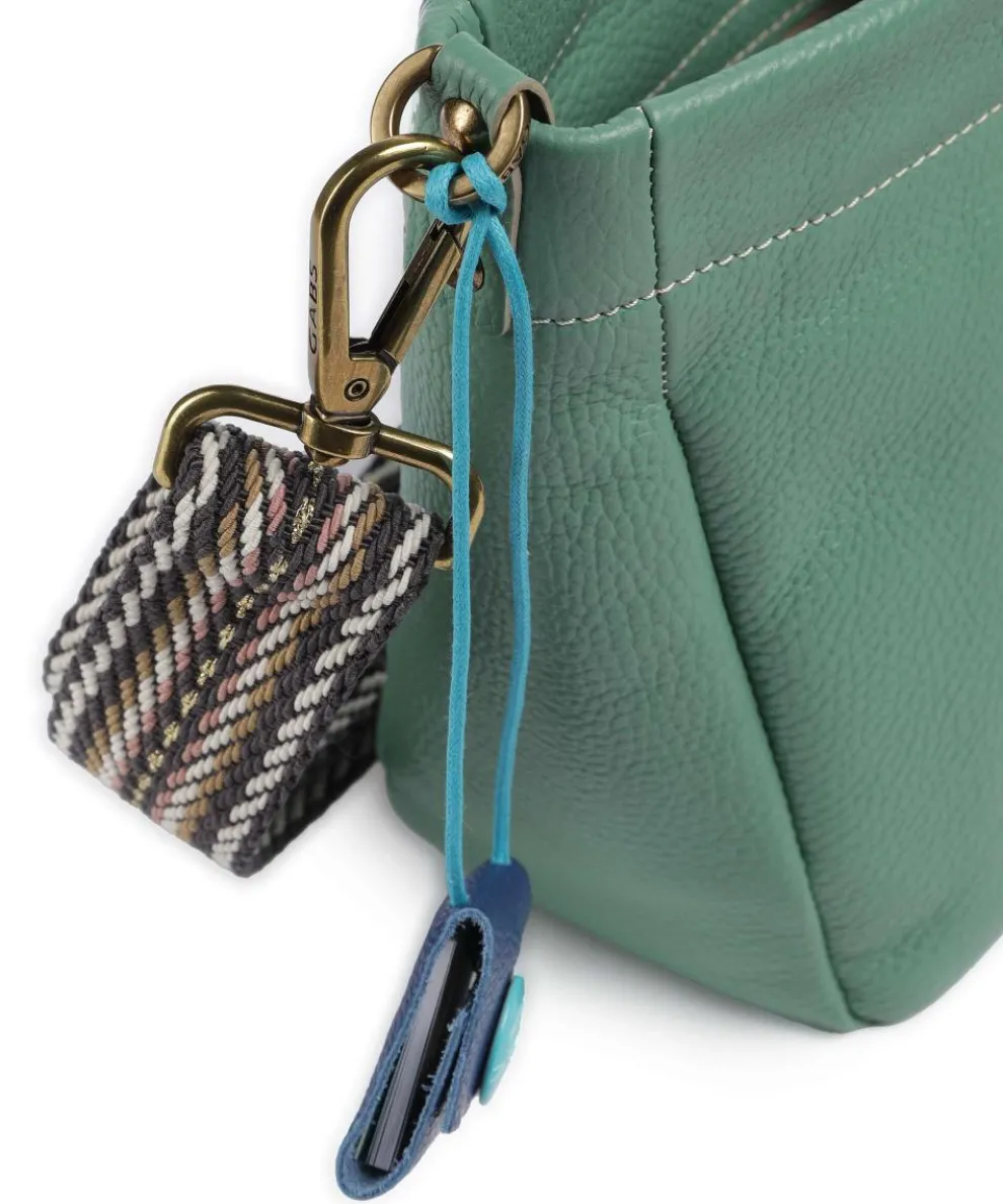 Aruba Vale Shoulder bag grained calfskin green