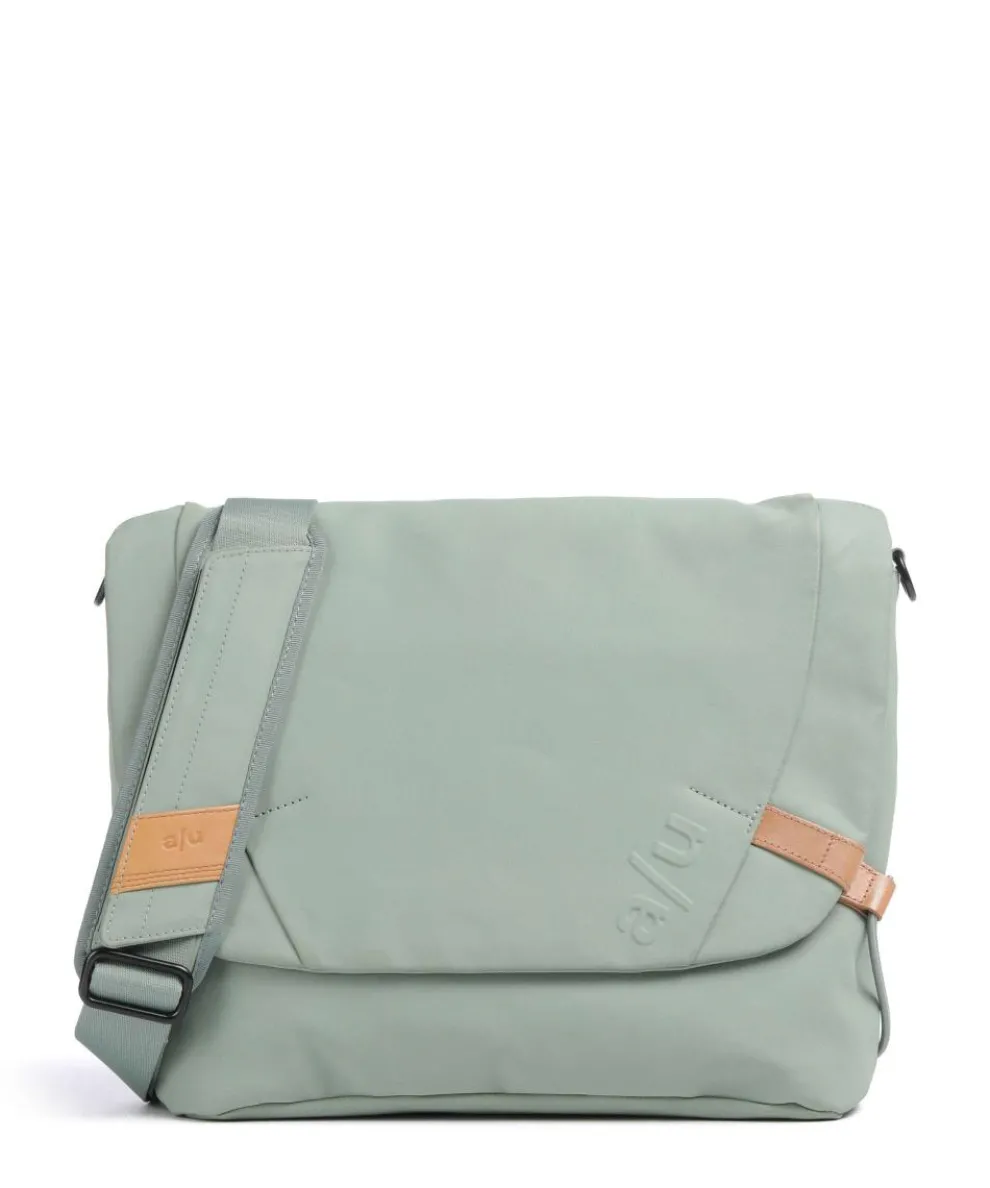 Japan Matsumoto Briefcase 12″ organic cotton green-blue