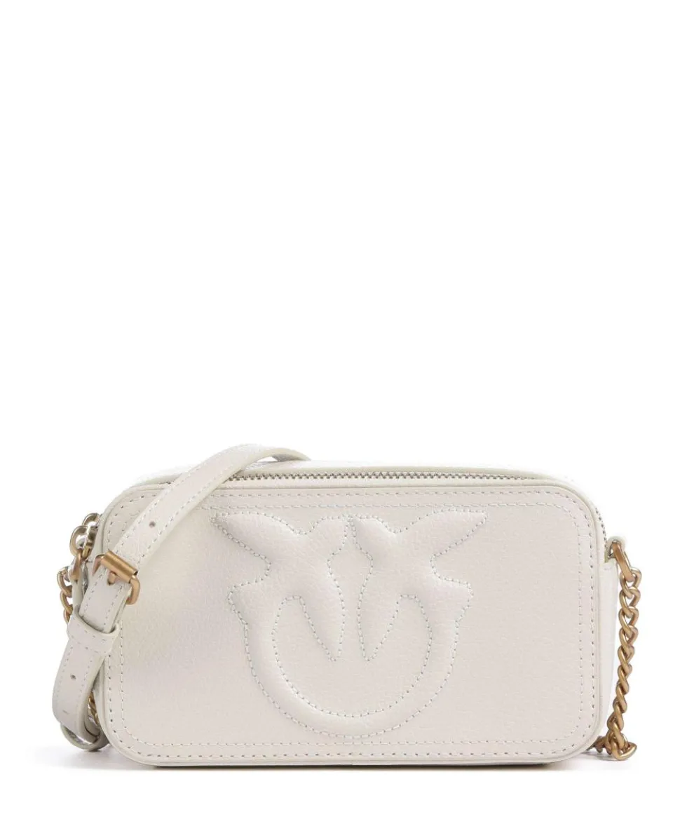 Carrie Crossbody bag grained cow leather ivory