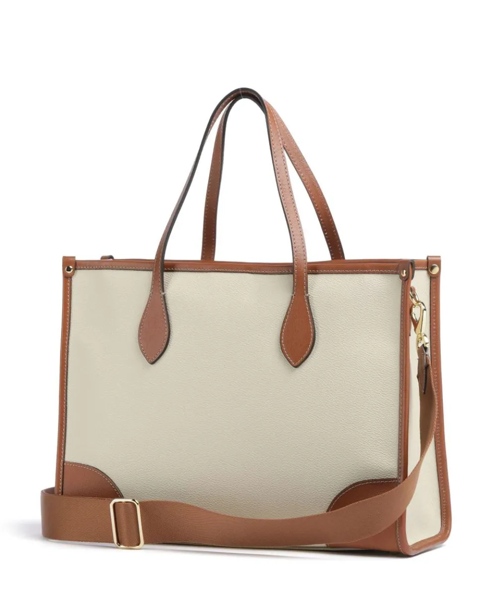 Firenze Tote bag imitation leather cream