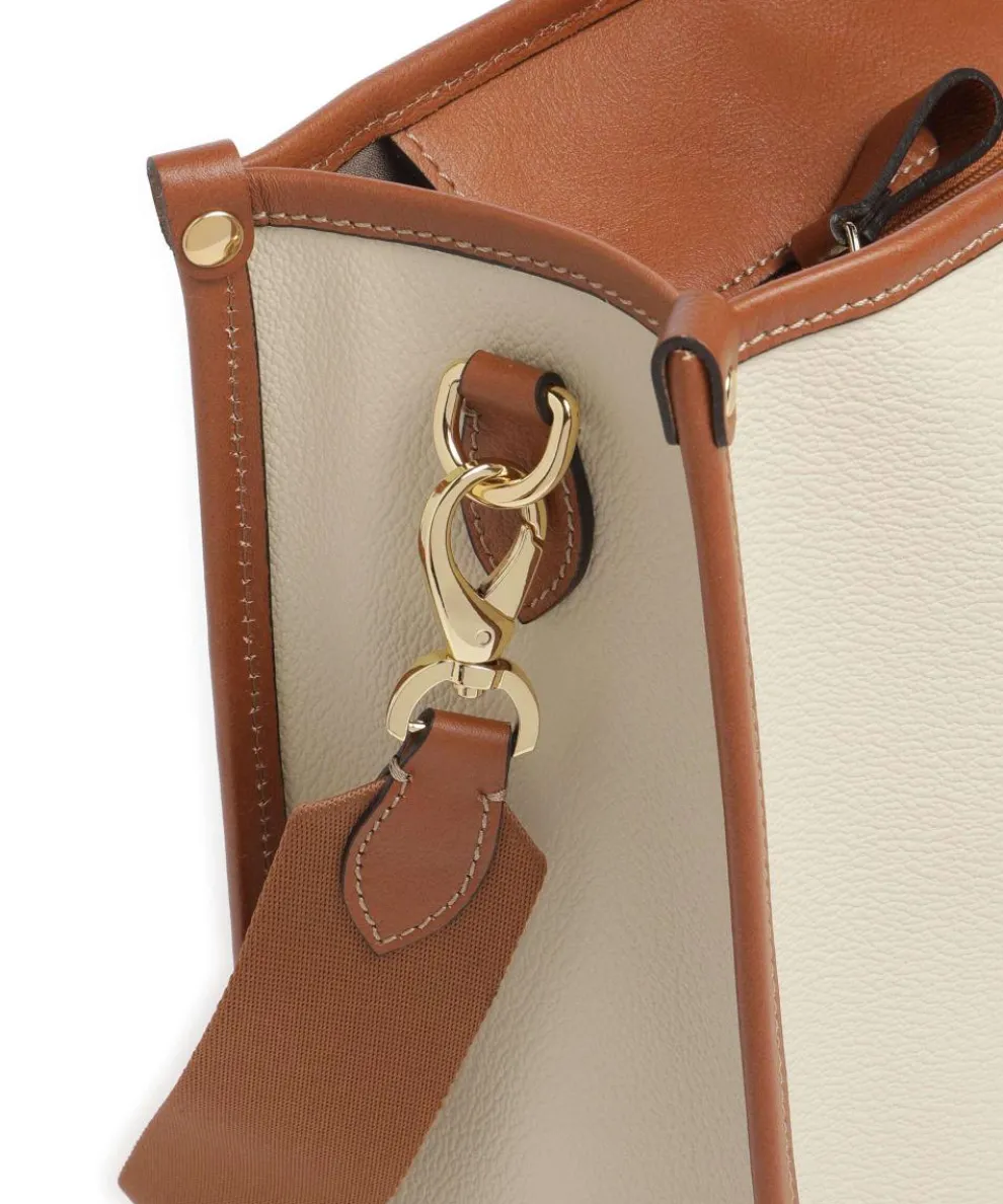 Firenze Tote bag imitation leather cream