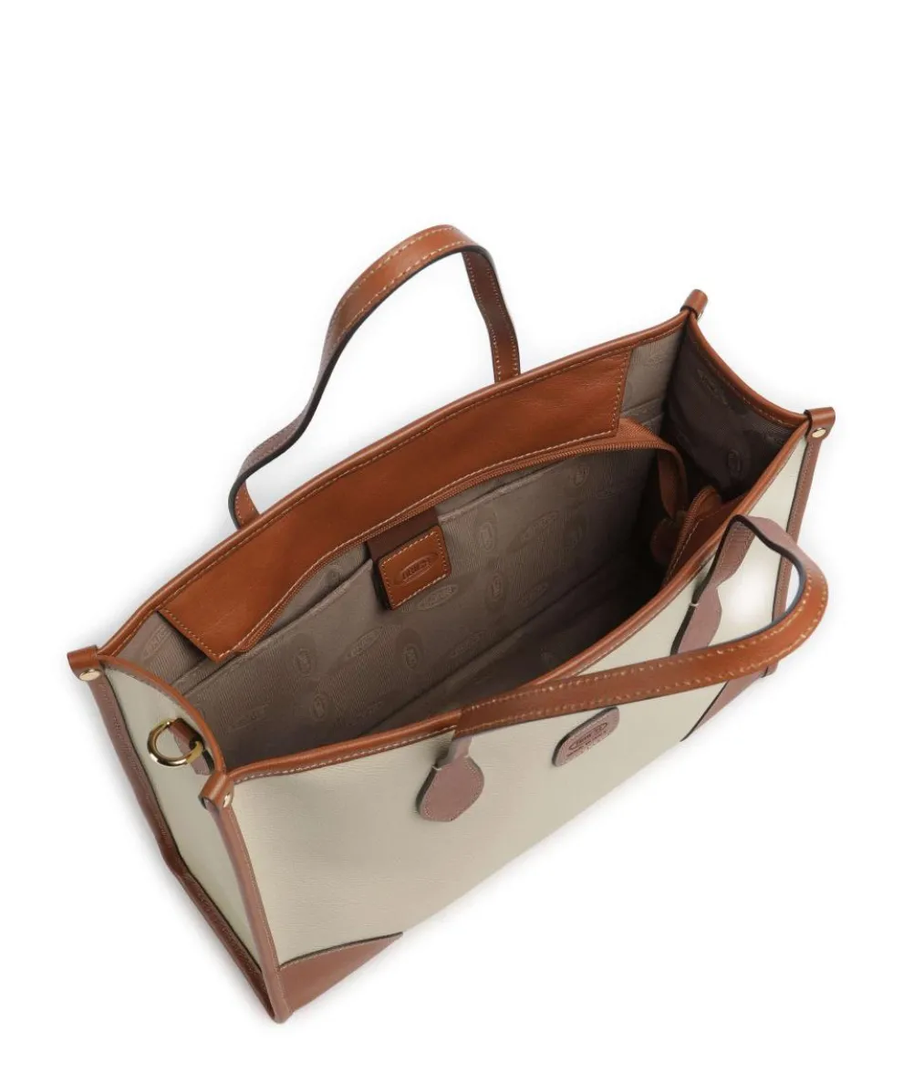 Firenze Tote bag imitation leather cream