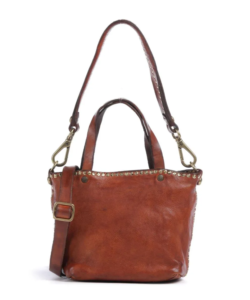 Handbag cow leather cognac