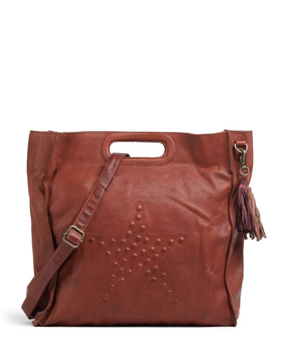 Sternbergstraße 1 Handbag grained cow leather brown