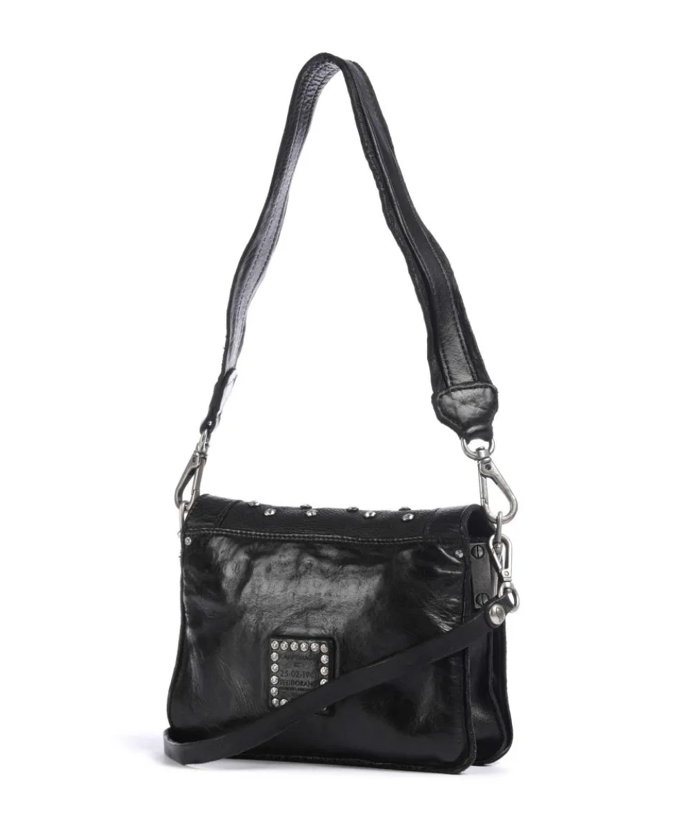 Shoulder bag cow leather black