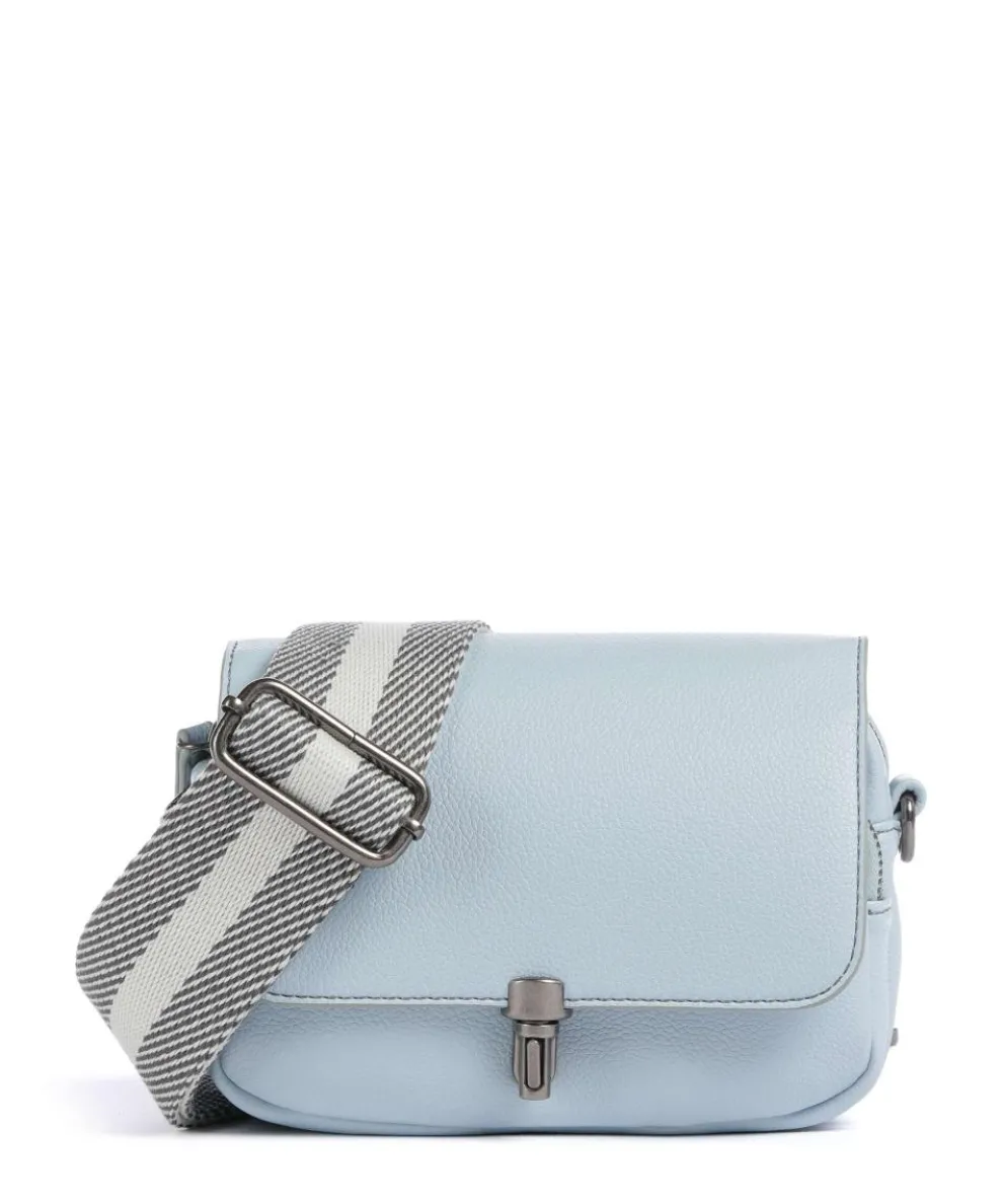 Bestie Crossbody bag recycled leather light blue