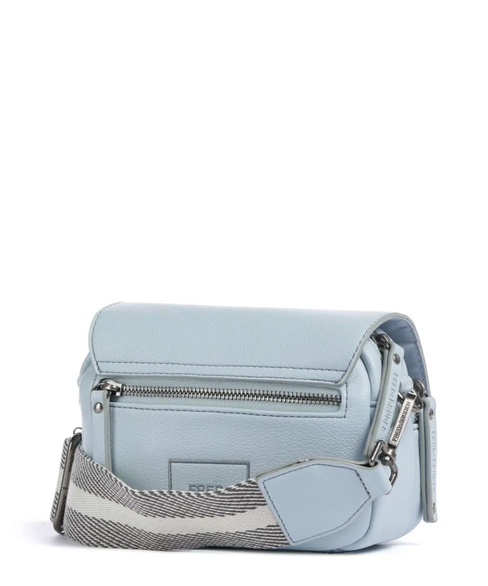 Bestie Crossbody bag recycled leather light blue