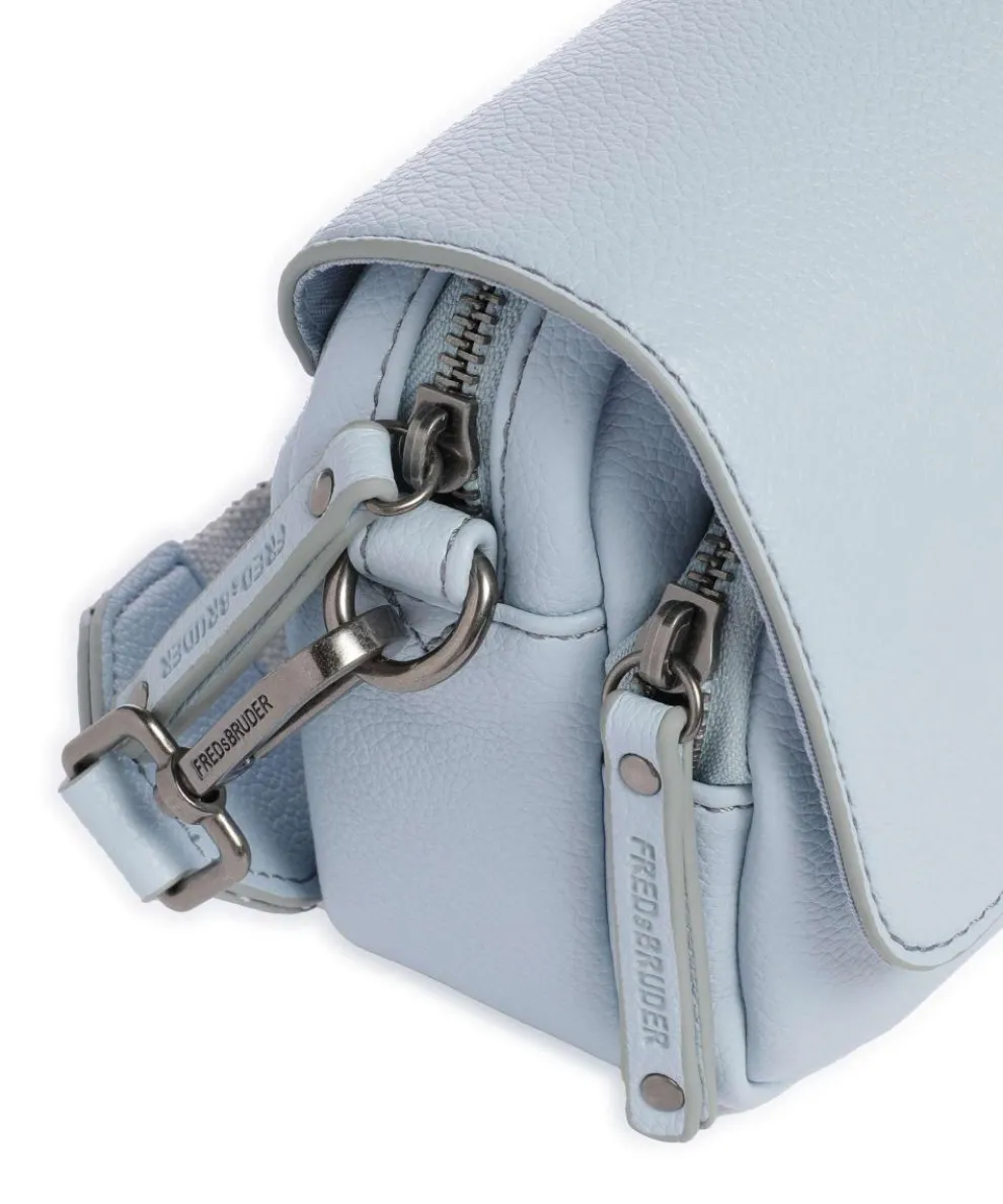 Bestie Crossbody bag recycled leather light blue