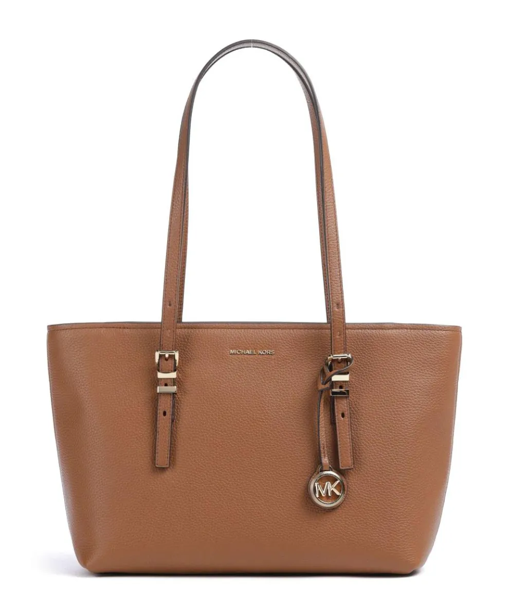 Quinn Medium Tote bag fine grain cow leather brown