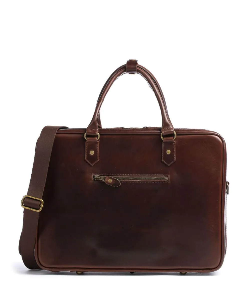 Albert Briefcase 15″ cow leather dark brown