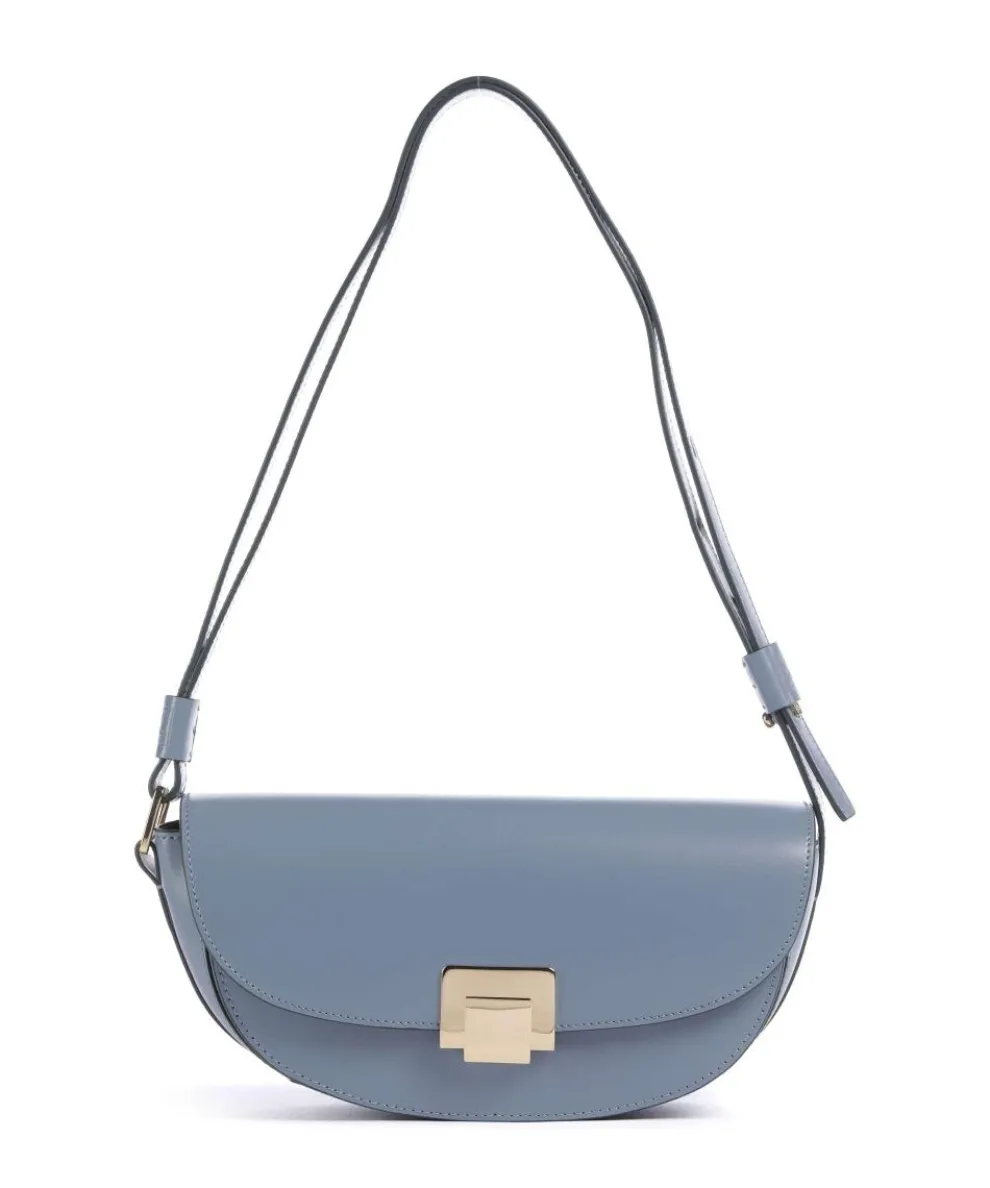 Toa Shoulder bag softly grained calfskin blue-grey