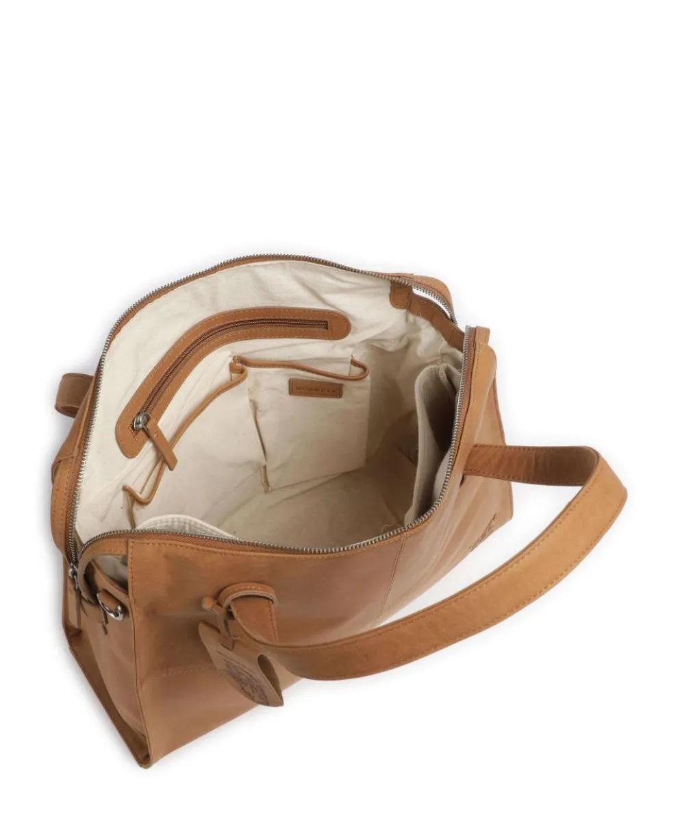 Rogue Robyn Tote bag 15″ fine grain leather cognac