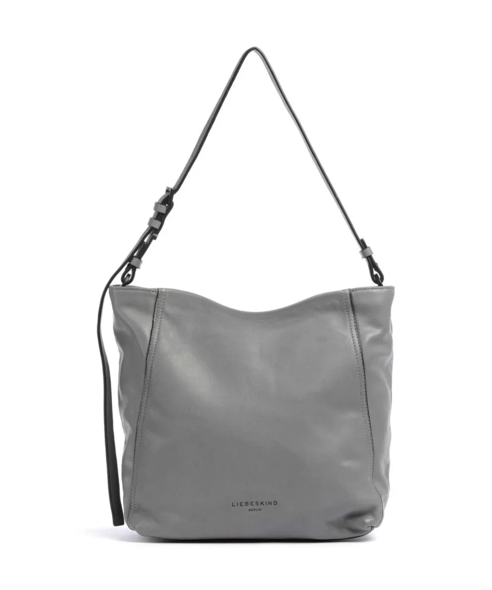 Chudy Sheep Natural M Hobo bag sheepskin leather grey