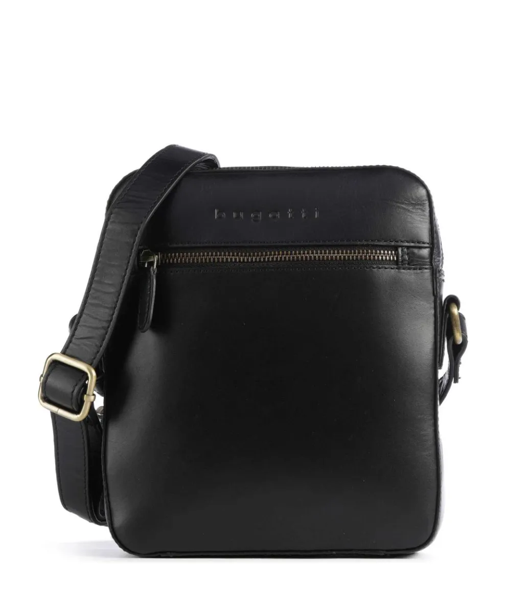Remo Crossbody bag fine grain cow leather black