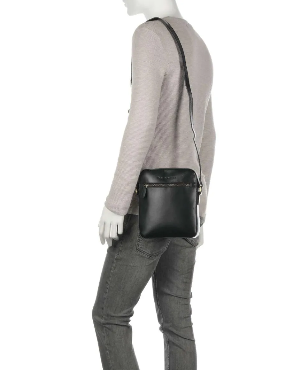 Remo Crossbody bag fine grain cow leather black