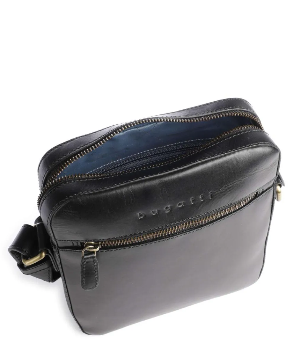 Remo Crossbody bag fine grain cow leather black