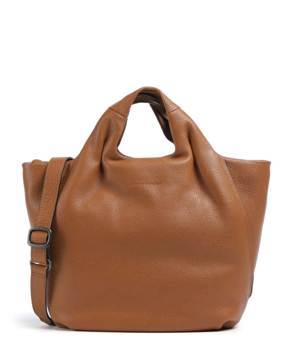 Philocalists Dearie Handbag grained leather brown