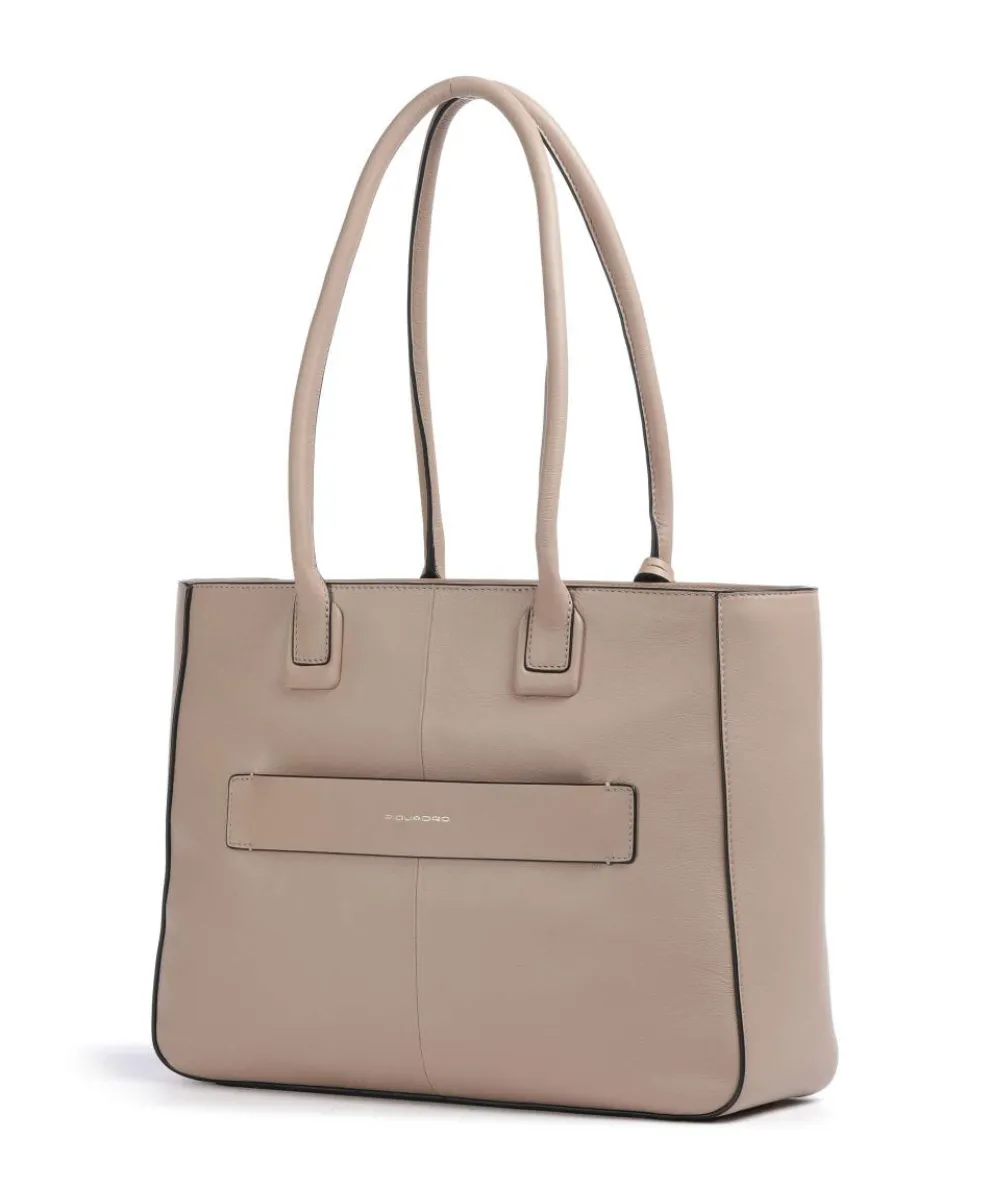 Nevet Tote bag 13″ fine grain cow leather antique pink