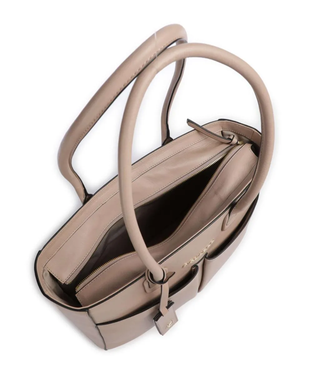 Nevet Tote bag 13″ fine grain cow leather antique pink