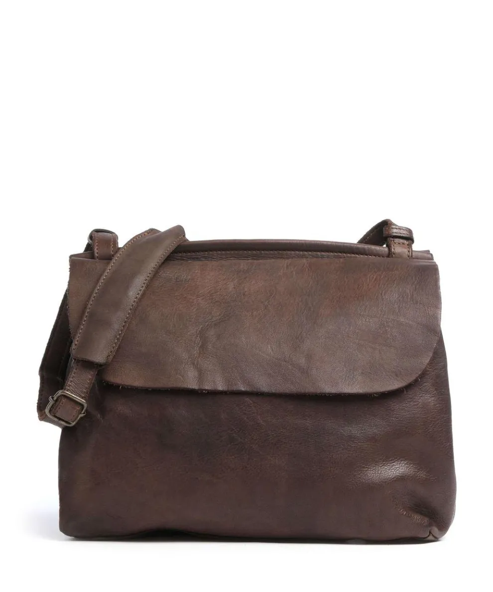 Submarine Shoulder bag cow leather dark brown