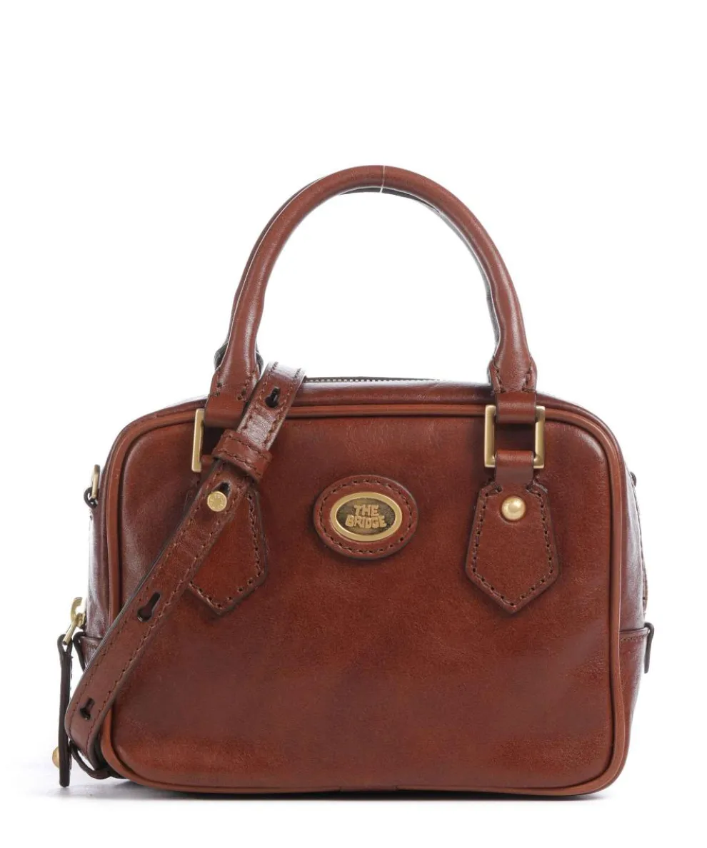 Stodo Handbag fine grain cow leather brown