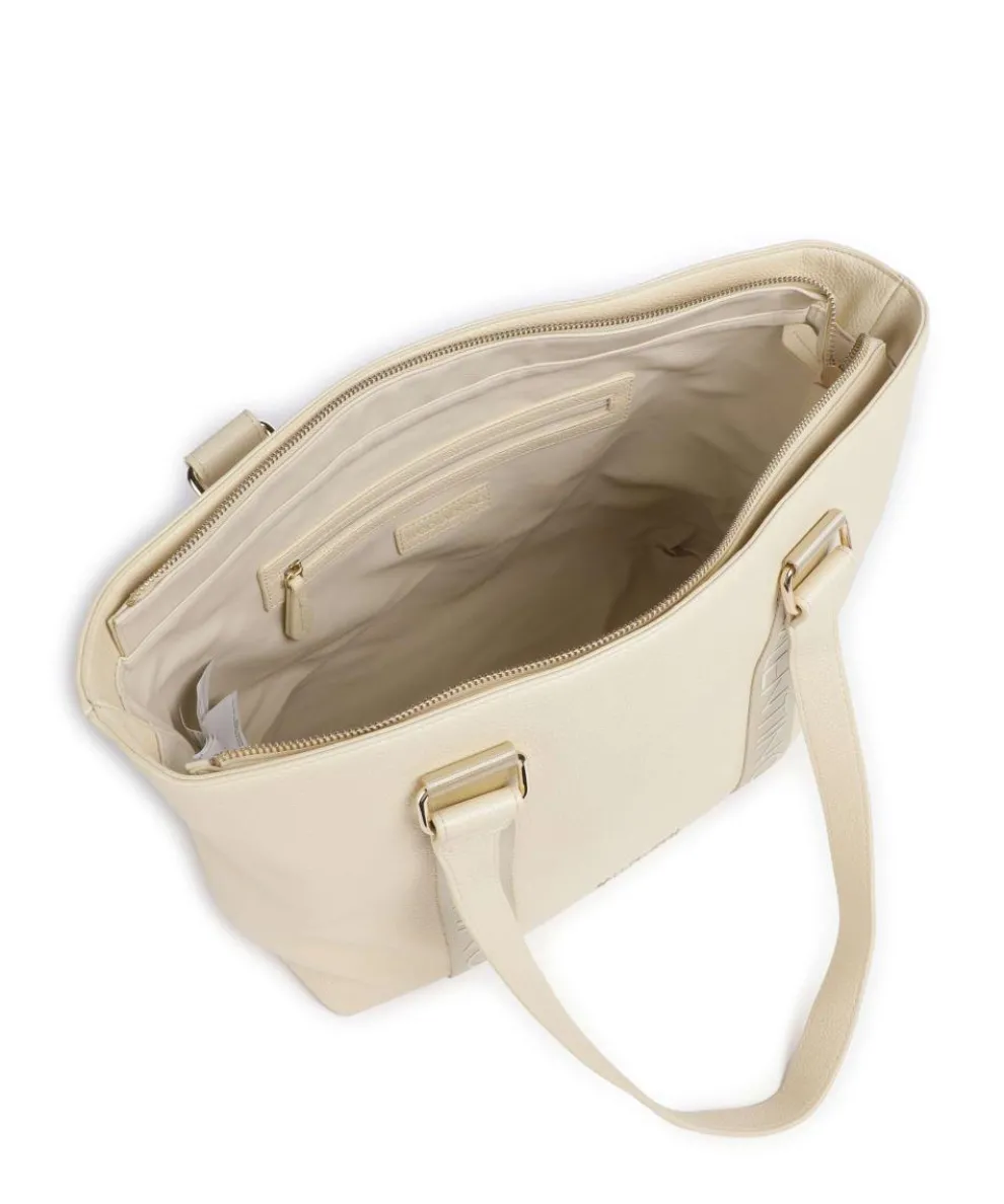 Twig Re Tote bag imitation leather ivory