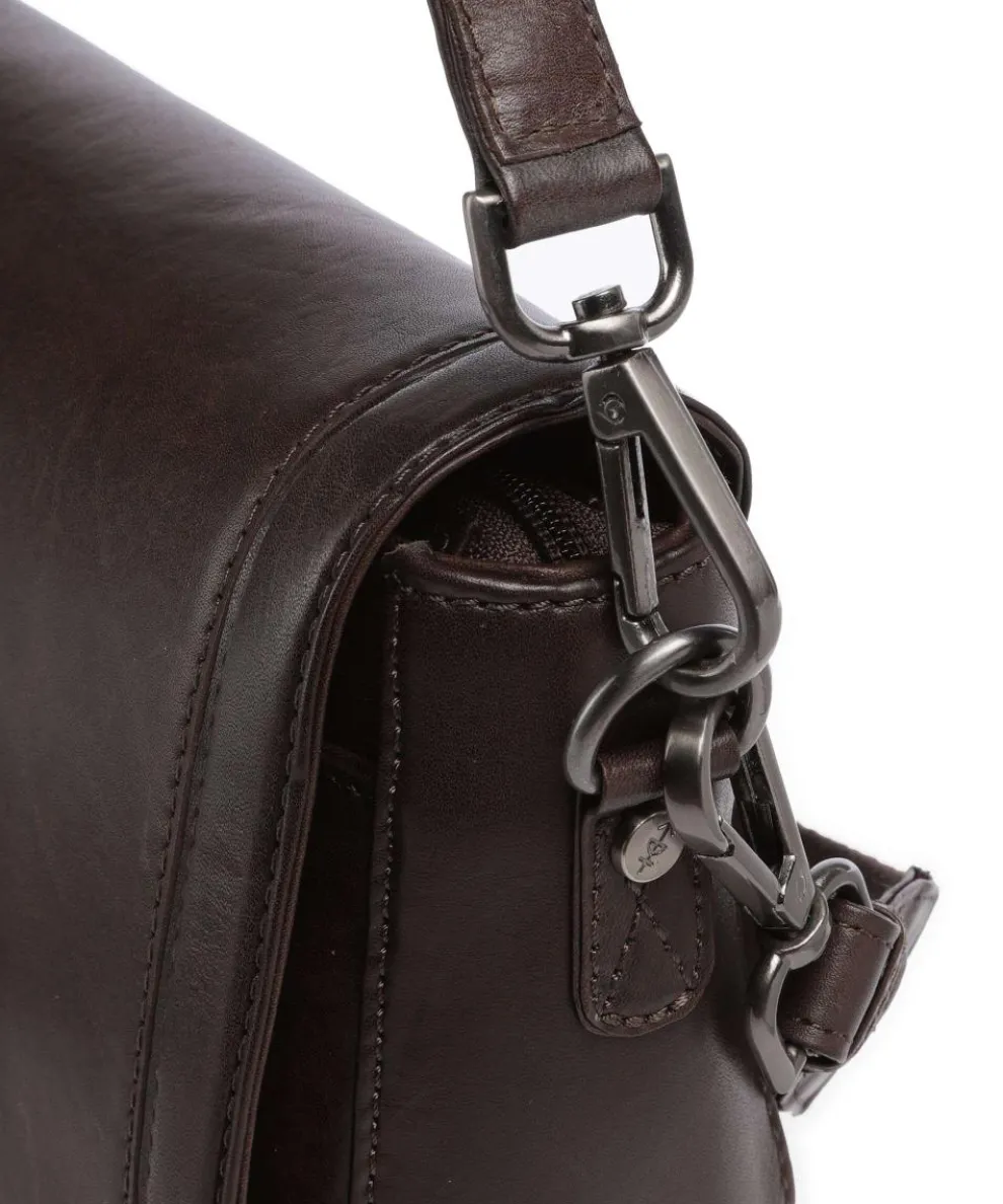 Novum Lizzola Shoulder bag leather dark brown